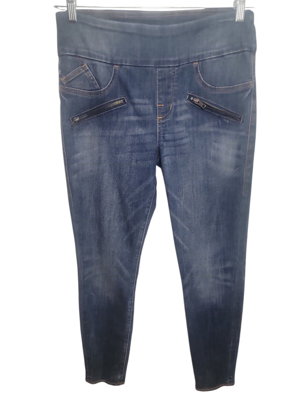 Rock & Republic Fever denim Rx pull on blue stretch skinny jeans size 12M